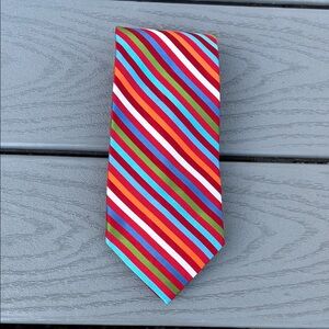 Tommy Hilfiger Silk Striped Tie Multicolor